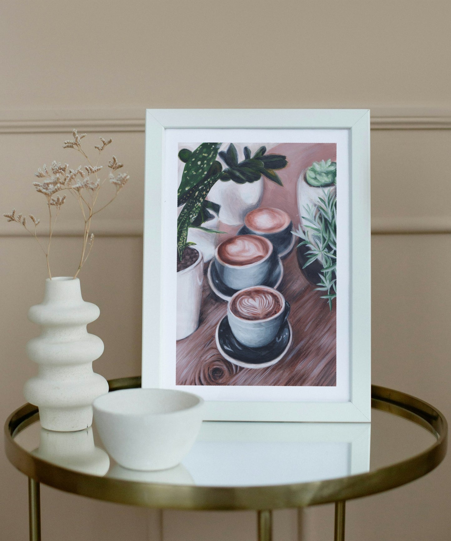 Coffees and Plant Pots - Fine Art Print